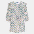Vestido con Cinturón Estampado