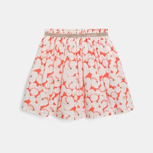 Falda con volumen Estampada