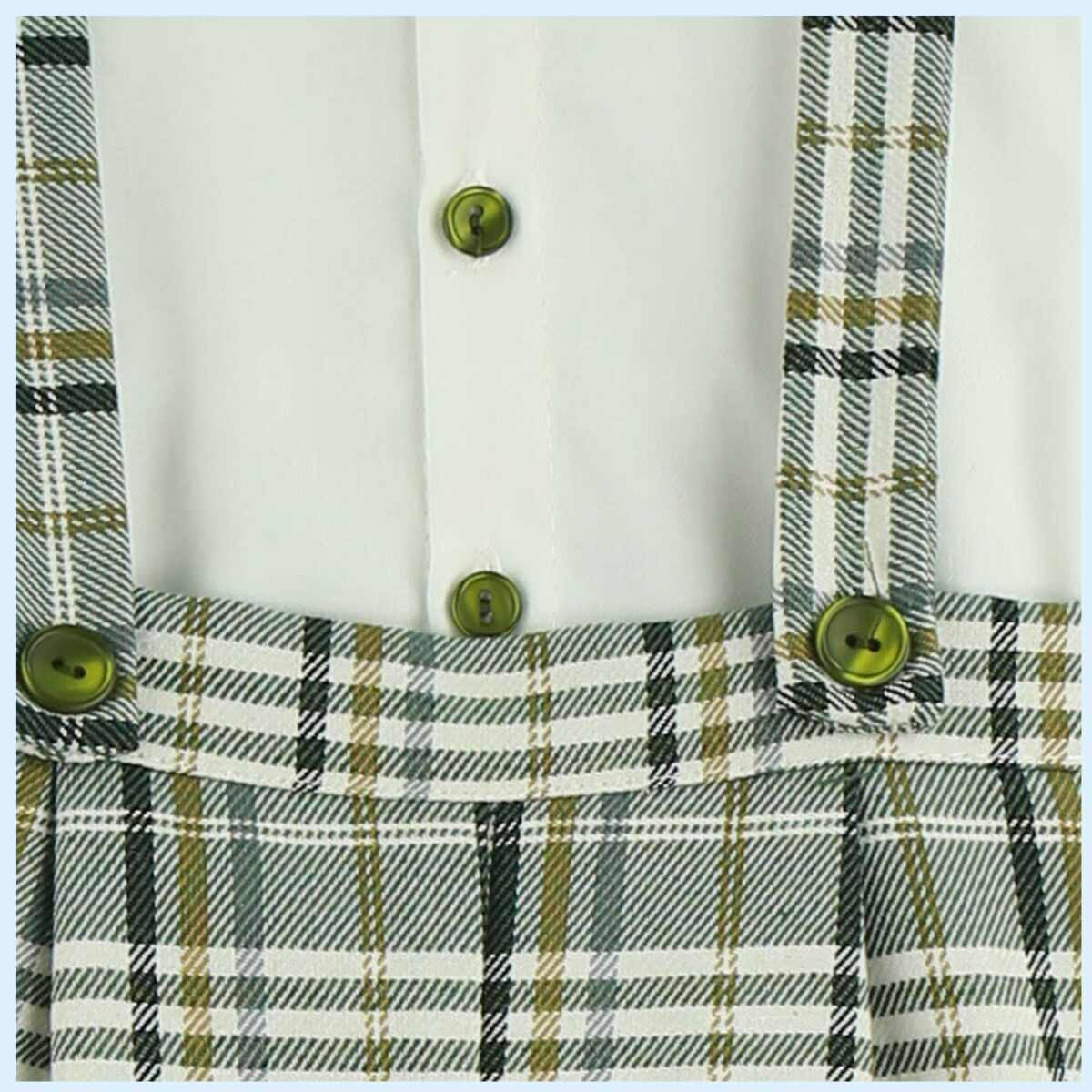 Overol Cuadros Con Camisa