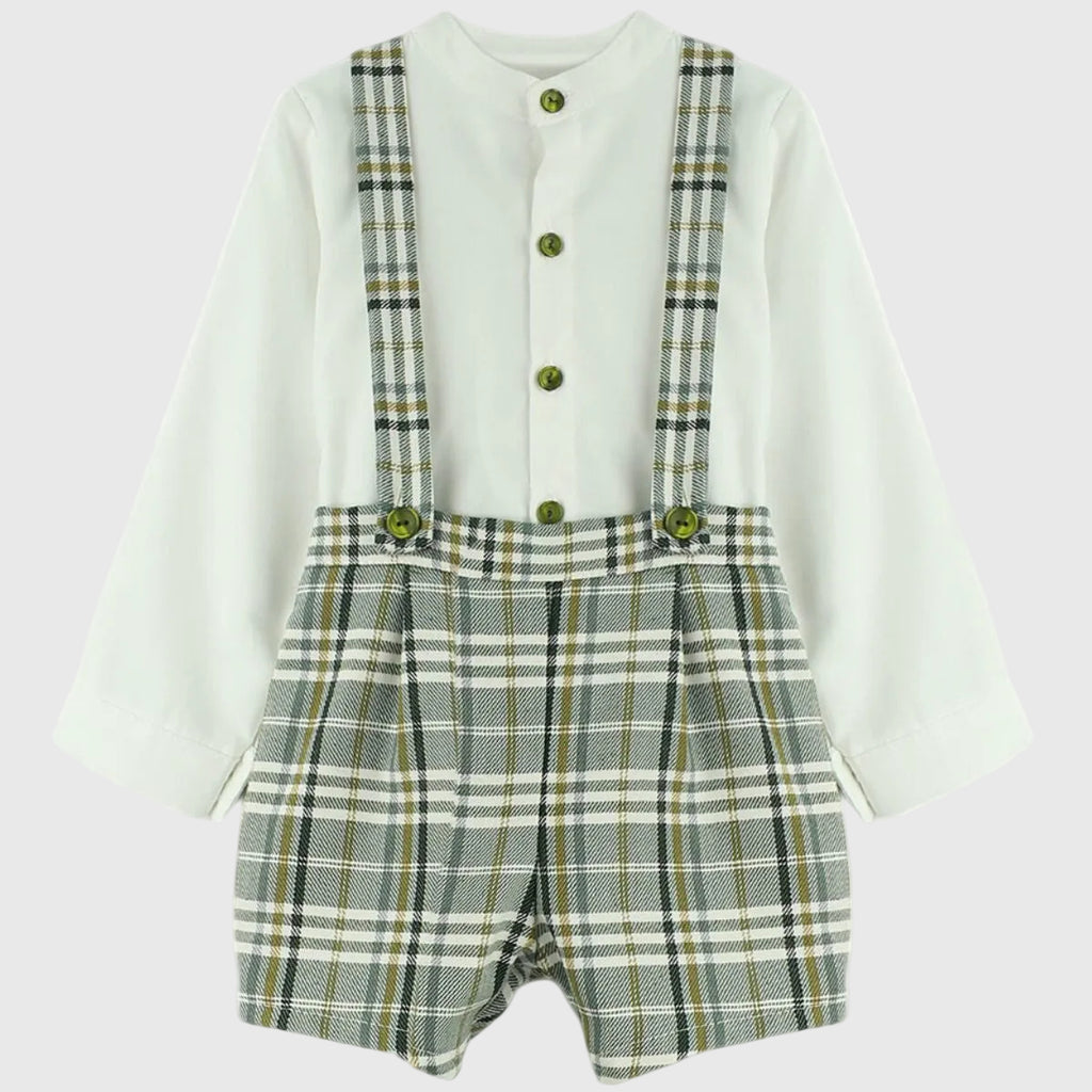 Overol Cuadros Con Camisa