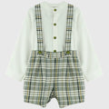 Overol Cuadros Con Camisa