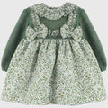 Vestido Lazos Verde Jardin