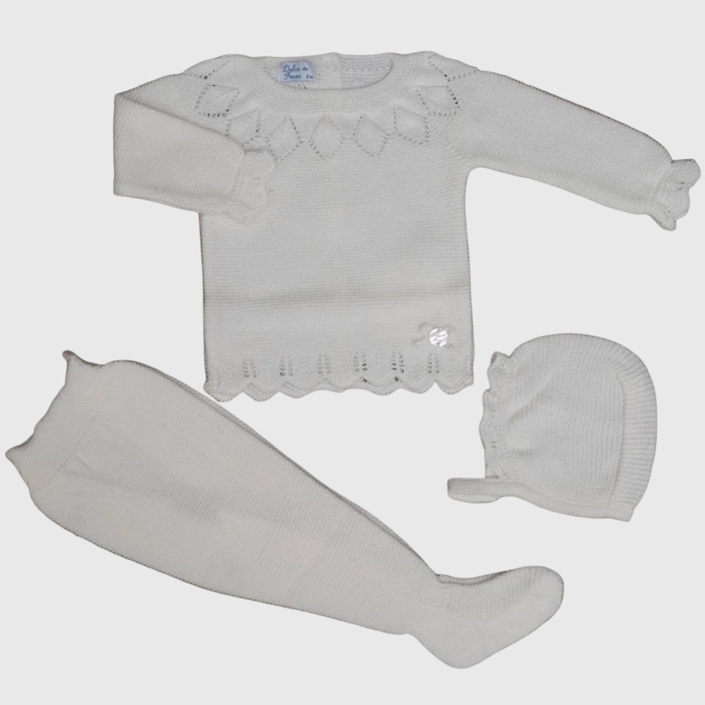 Conjunto Lana Crudo