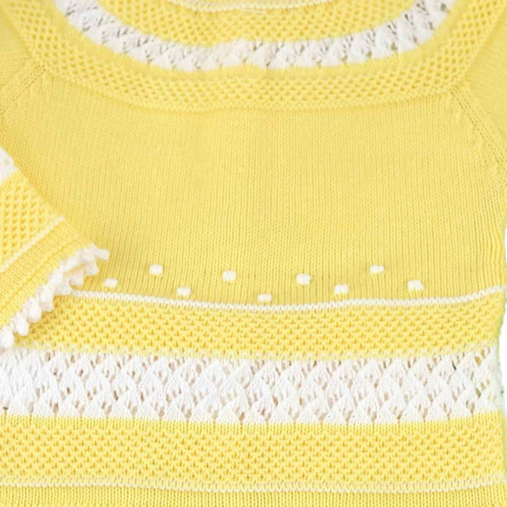 Conjunto Algodón Garbanzos Amarillo