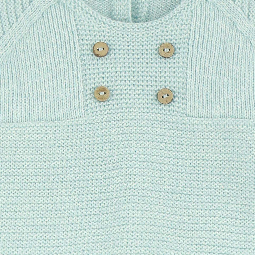 Conjunto Tejido Celeste 2 Piezas