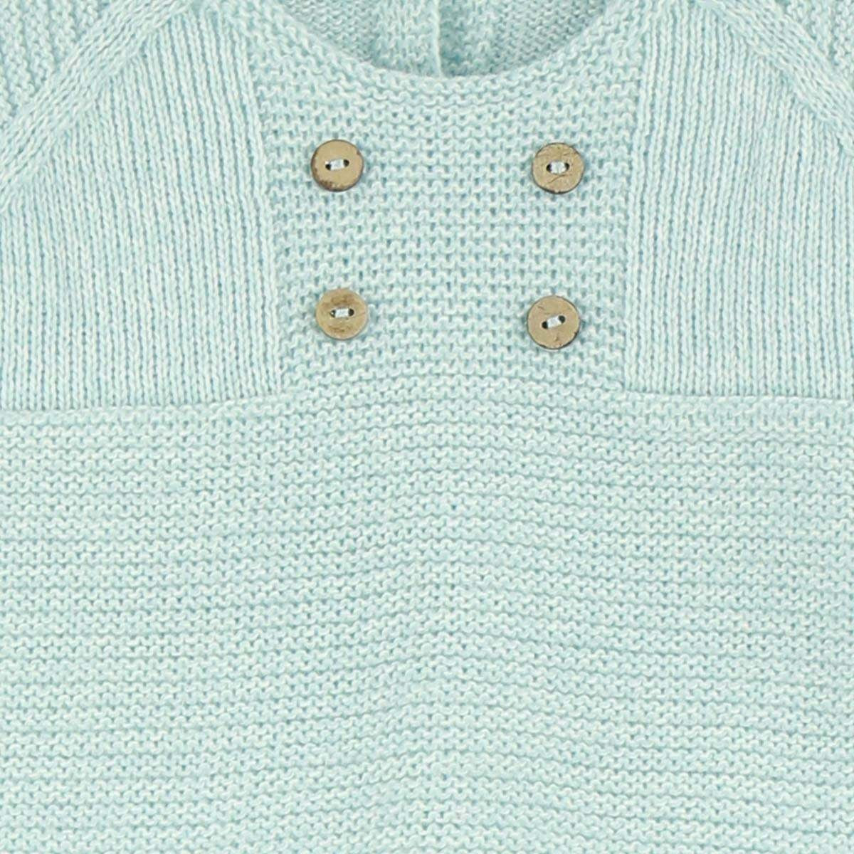 Conjunto Tejido Celeste 2 Piezas