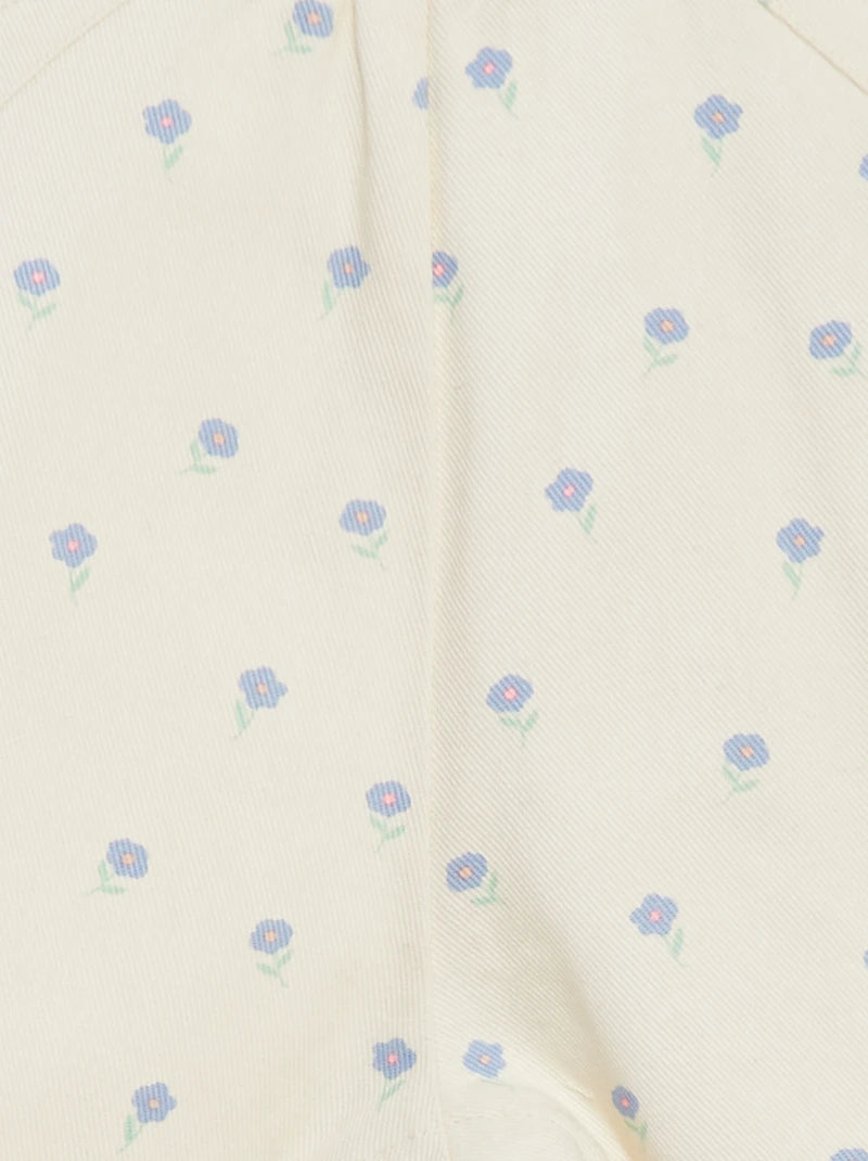 Overol Vaquero con Estampado